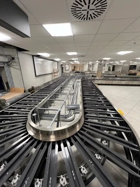 Carousel during assembly