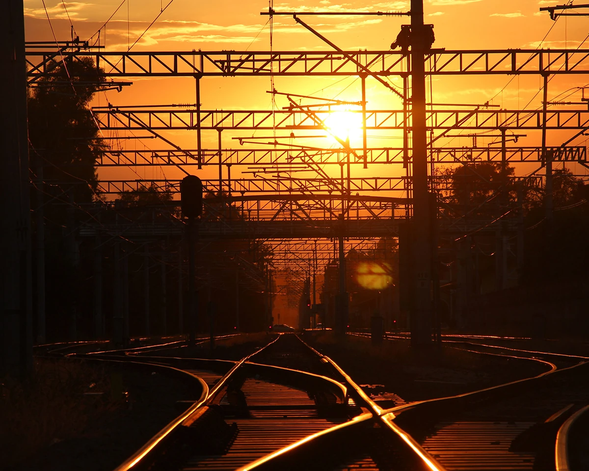 Measuring module on the rail web